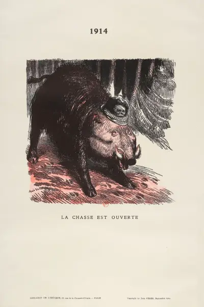 La Chasse est ouverte av Jean Veber