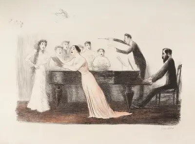 Le Concert Koechlin av Jean Veber