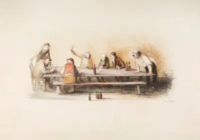 Kortspelarna av Jean Veber