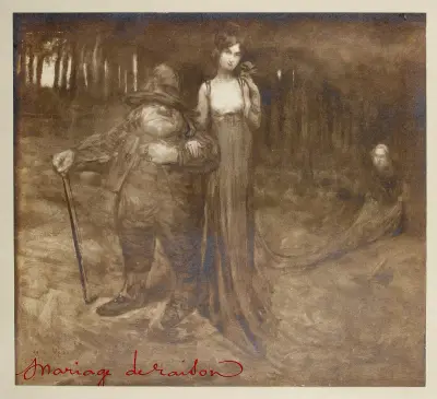 Mariage de raison av Jean Veber