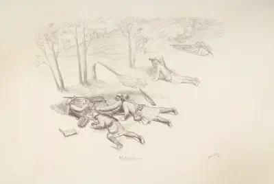 Mitrailleuses av Jean Veber