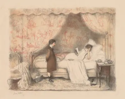 The Lesson av Jean Veber