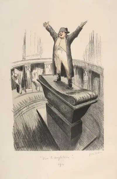 Vive l’Angleterre ! von Jean Veber