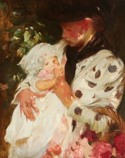 Blomsterflickan av James Jebusa Shannon