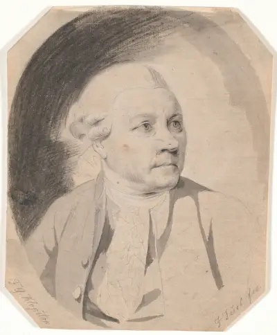 Portrét básníka F. G. Klopstocka 1724–1803, Jens Juel