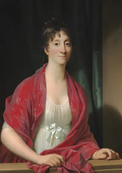 Portræt af Dorothea Elisabeth Hyllested av Jens Juel