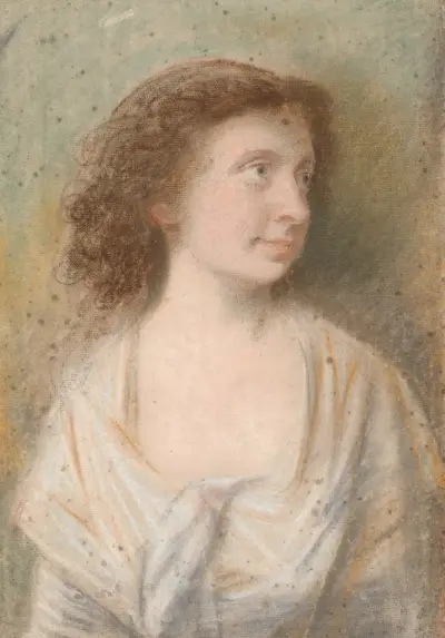 Porträtt av Maria Magdalene Becker av Jens Juel