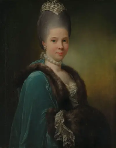 Portrait of Bodilla Birgitte von Munthe af Morgenstierne von Jens Juel