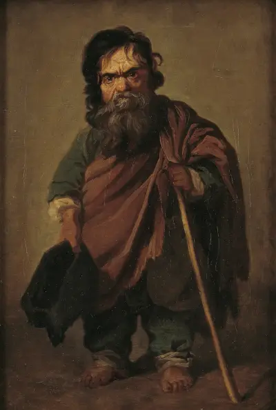 The Roman Dwarf Francesco Ravai, called Bajocco von Jens Juel