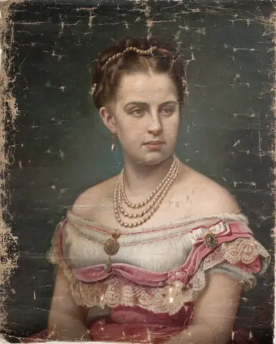 Dronning Olga af Grækenland av Elisabeth Jerichau Baumann