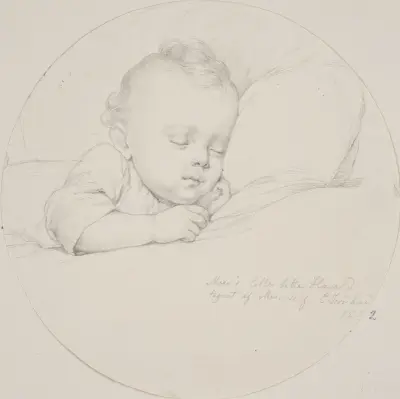 Moers lille bitte Harald tegnet af moer self av Elisabeth Jerichau Baumann
