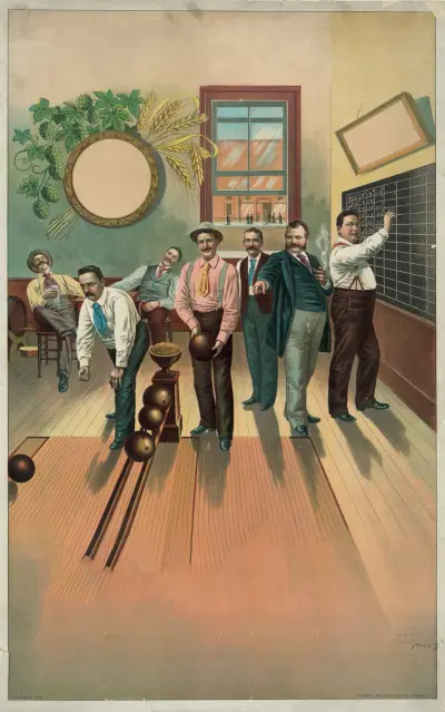 Bowling alley #191 av Henry Jerome Schile