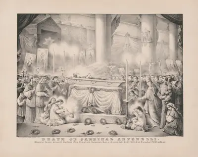 Death of Cardinal Antonelli av Henry Jerome Schile