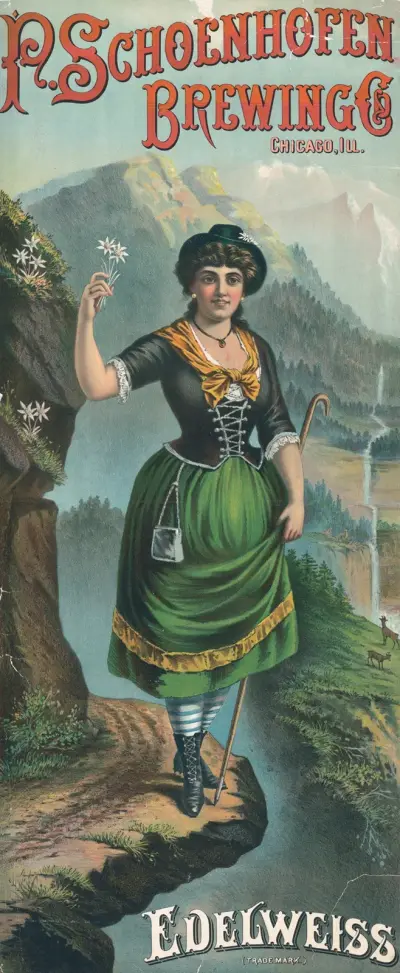 P. Schoenhofen Brewing Co., Chicago, Ill., edelweiss av Henry Jerome Schile