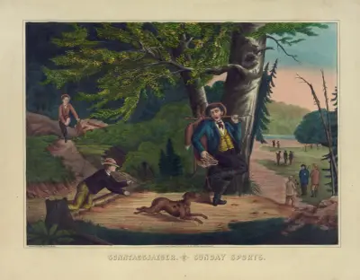 Sonntagsjaeger. Sunday sports av Henry Jerome Schile
