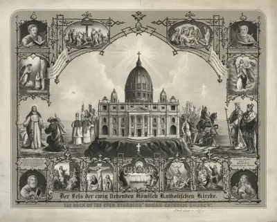 The rock of the ever standing ‘Roman Catholic Church’ av Henry Jerome Schile
