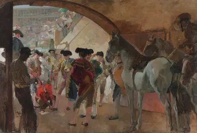 Antes de la corrida (Before the Bullfight) av Joaquín Sorolla