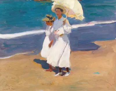 By The Seaside av Joaquín Sorolla