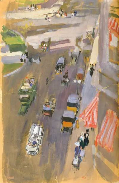 Fifth Avenue, New York av Joaquín Sorolla