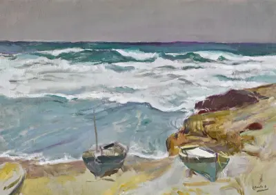 La Caleta, Málaga (La Caleta Beach, Málaga) av Joaquín Sorolla