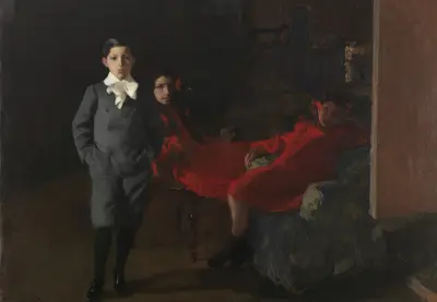 My children av Joaquín Sorolla