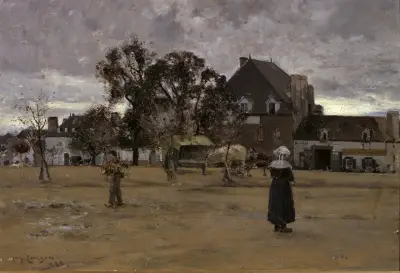 The Market Place, Concarneau von Johan Ericson