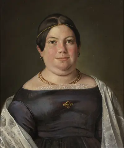 Lovisa Isabella Bjurberg (1814-1864) av Axel Johan Fägerplan