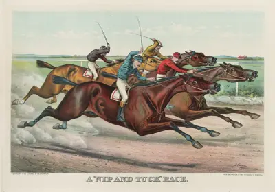 ‘A nip and tuck’ race av John Cameron