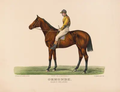 Ormonde; ridden by Fred. Archer av John Cameron