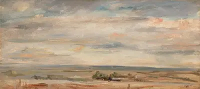 Studie oblaku, časné ráno, pohled na východ z Hampsteadu, John Constable