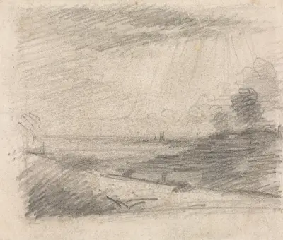 Dedham Vale from Langham, 1830 av John Constable