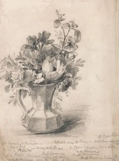 Flowers in a Pitcher av John Constable