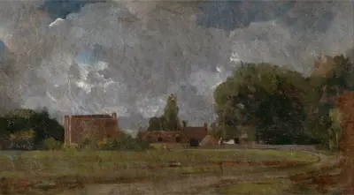 Golding Constable’s House, East Bergholt- the Artist’s birthplace av John Constable