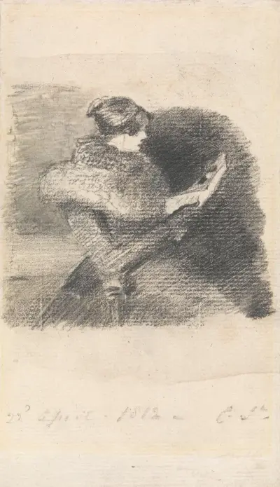 Mary Constable Reading av John Constable