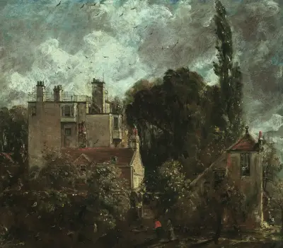The Grove, or the Admiral’s House in Hampstead av John Constable