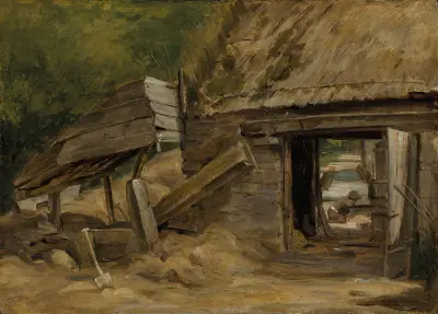 The Old Mill Shed, Dedham av John Constable