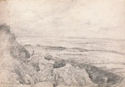 View from Old Sarum av John Constable