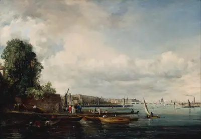 Waterloo Bridge av John Constable