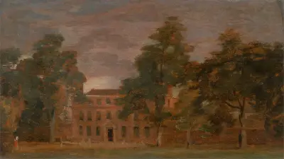 West Lodge, East Bergholt av John Constable