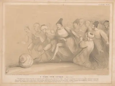 A scene from Vatheck. (realised), 1845 – nr 2 av John Doyle