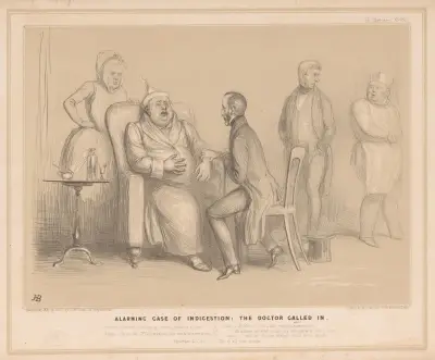 Alarming case of indigestion; the doctor called in av John Doyle