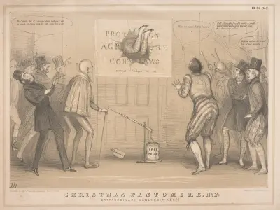 Christmas pantomime, No. 2; Extraordinary harlequin leap! – nr 1 av John Doyle