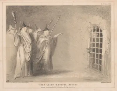 ‘Open locks, whoever knocks.’ Witches’ Scene from Macbeth; with a New Cast of Characters av John Doyle