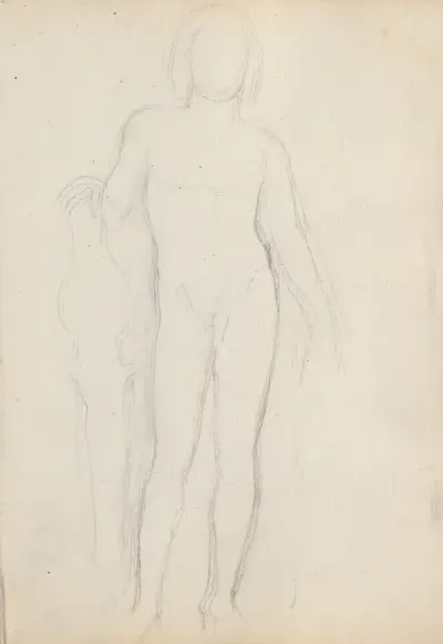 Apollo With the Lyre, Villa Medici, Rome av John Flaxman