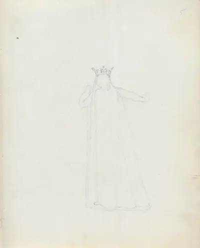 Back View of Mrs. Siddons av John Flaxman