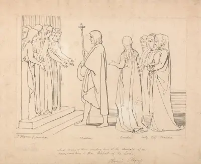 Illustration to Pilgrim’s Progress av John Flaxman