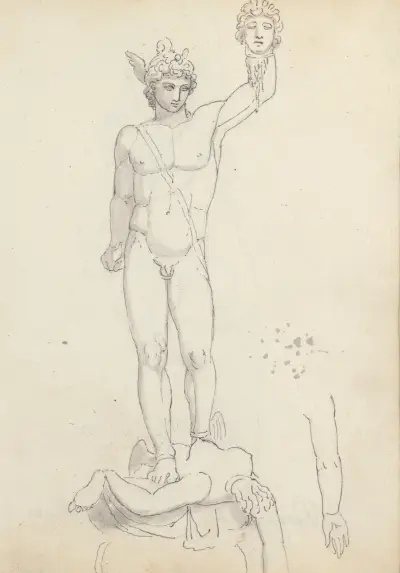 Perseus, Loggia dei Lanzi, Florence av John Flaxman