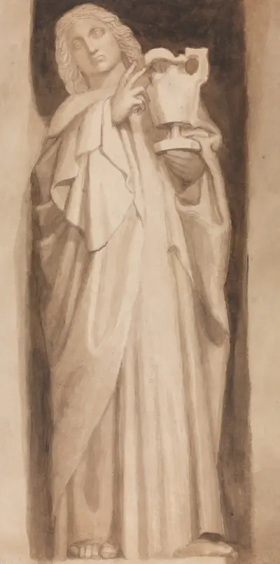 Sankt Johannes evangelisten av John Flaxman