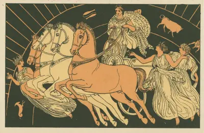 Morgonens hästar av John Flaxman