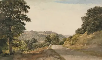 A Yorkshire Road av John Glover
